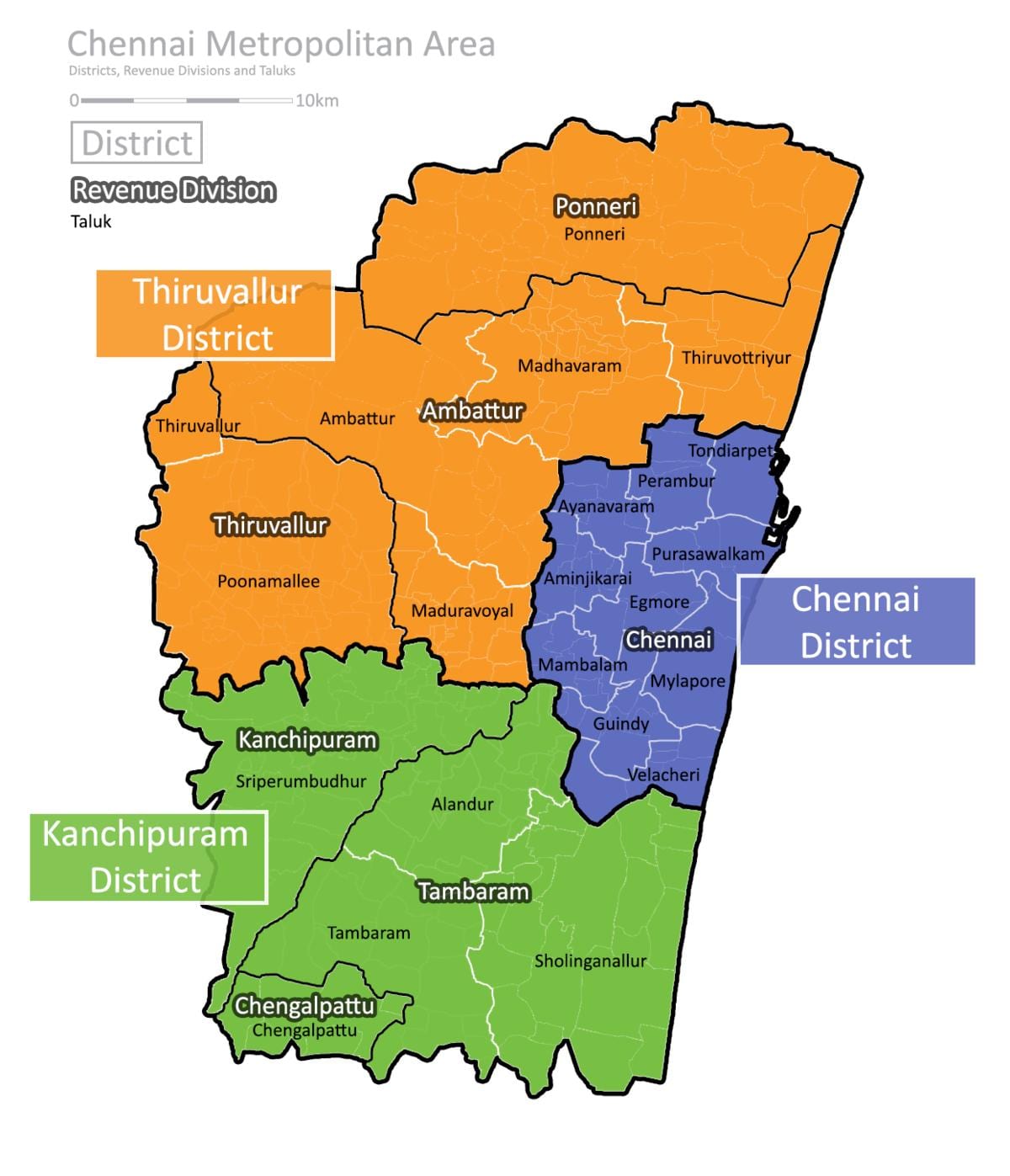 peta kota Chennai metropolitan area