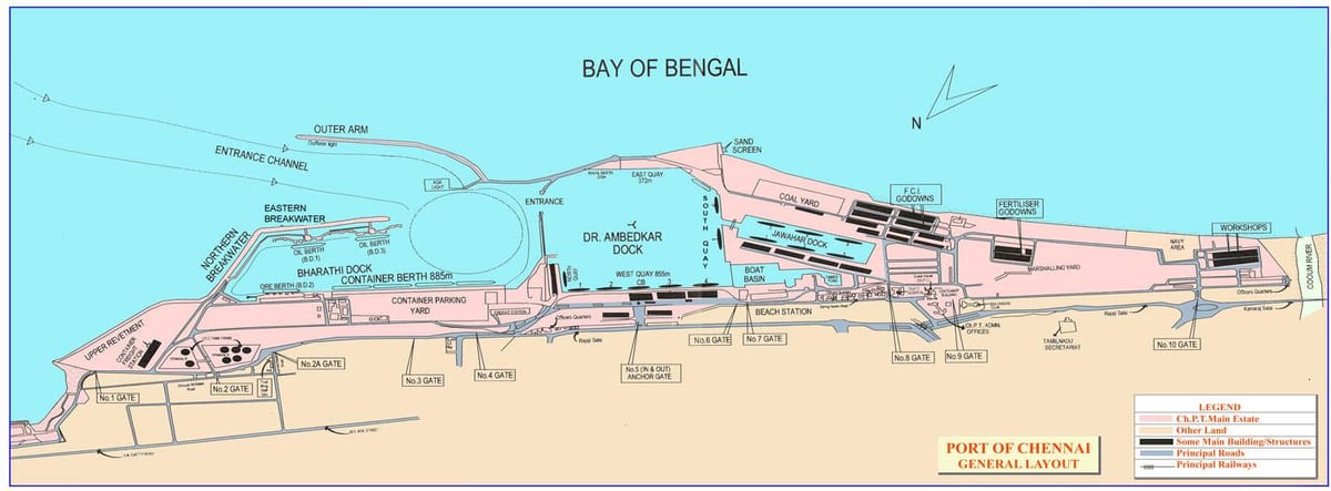 peta kota Chennai port