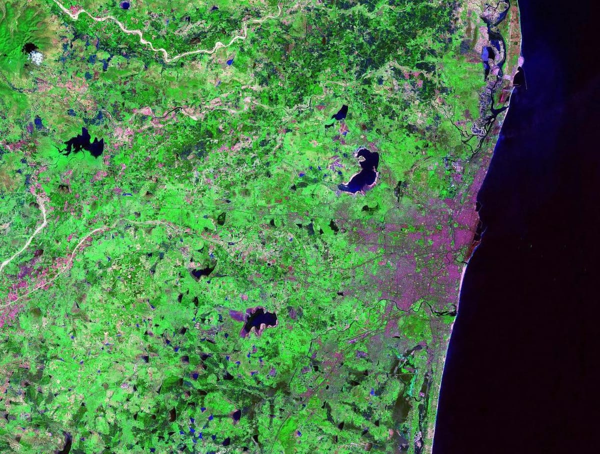 satelit peta Chennai