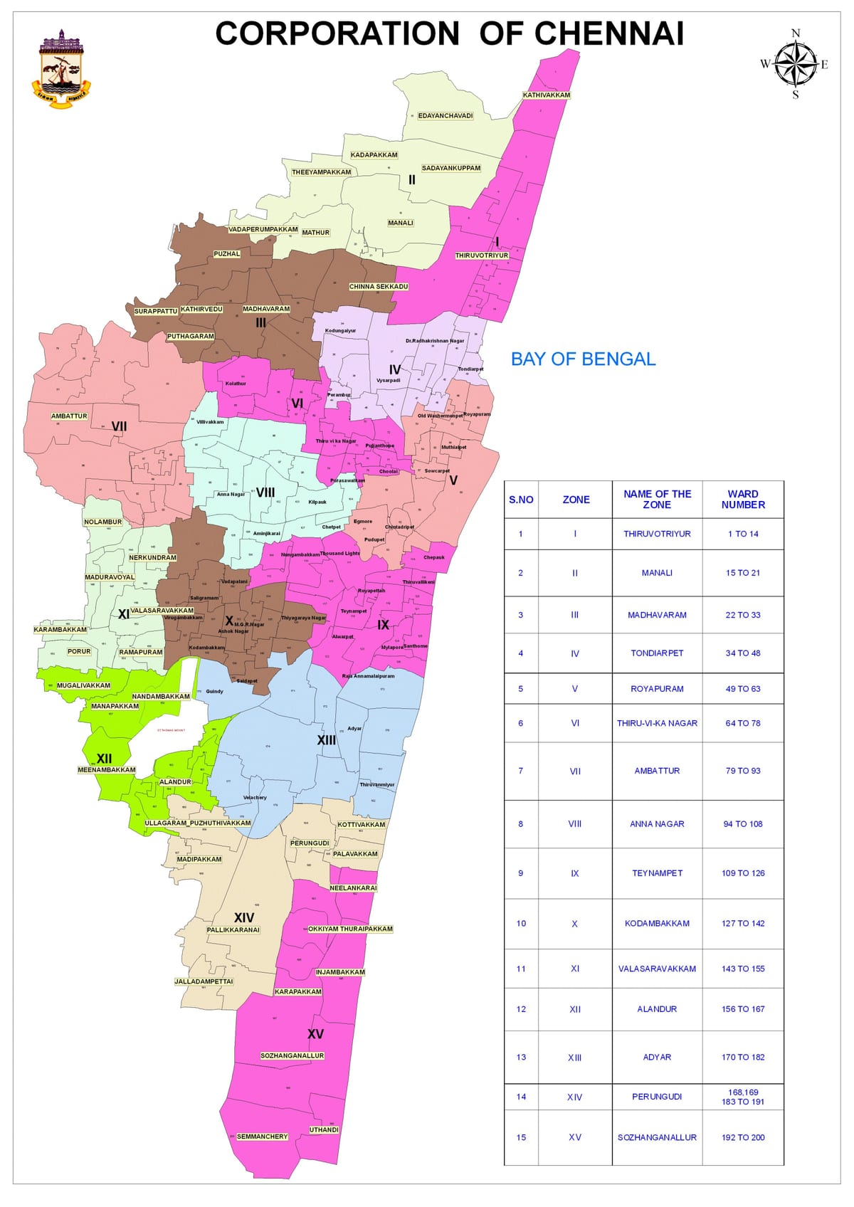 Chennai corporation ward peta