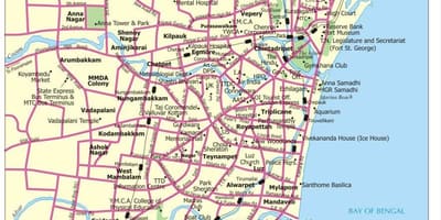 Road map Chennai