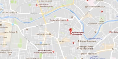 Rumah sakit Apollo Chennai nungambakkam peta